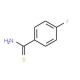 4-Fluorothiobenzamide (CAS 22179-72-2) - chemical structure image