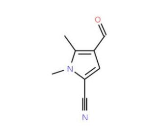 4-Formyl-1,5-dimethyl-1H-pyrrole-2-carbonitrile (CAS 565191-91-5) - chemical structure image