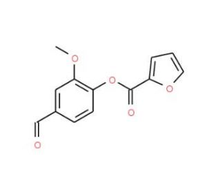 4-Formyl-2-methoxyphenyl 2-furoate - chemical structure image