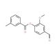 4-Formyl-2-methoxyphenyl 3-methylbenzoate - chemical structure image