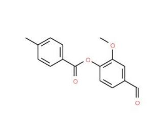 4-Formyl-2-methoxyphenyl 4-methylbenzoate - chemical structure image