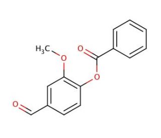 4-Formyl-2-methoxyphenyl benzoate - chemical structure image