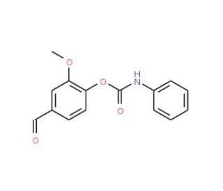 4-Formyl-2-methoxyphenyl phenylcarbamate - chemical structure image