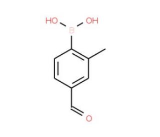 4-Formyl-2-methylphenylboronic acid (CAS 156428-81-8) - chemical structure image