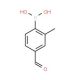 4-Formyl-2-methylphenylboronic acid (CAS 156428-81-8) - chemical structure image