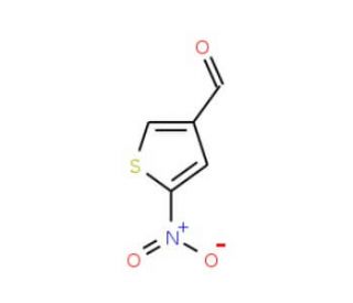 4-Formyl-2-nitrothiophene (CAS 75428-45-4) - chemical structure image