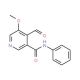 4-Formyl-5-methoxy-N-phenylnicotinamide (CAS 1142191-55-6) - chemical structure image