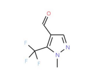 4-Formyl-5-(trifluoromethyl)-1-methyl-1H-pyrazole (CAS 497833-04-2) - chemical structure image