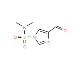 4-Formyl-N,N-dimethyl-1H-imidazole-1-sulfonamide (CAS 140174-48-7) - chemical structure image