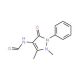 4-Formylamino Antipyrine (CAS 1672-58-8) - chemical structure image
