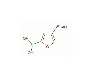 4-Formylfuran-2-boronic acid (CAS 62306-78-9) - chemical structure image