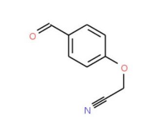 (4-formylphenoxy)acetonitrile (CAS 385383-45-9) - chemical structure image