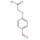4-Formylphenoxyacetic acid (CAS 22042-71-3) - chemical structure image