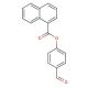 4-Formylphenyl 1-naphthoate - chemical structure image
