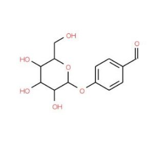 4-Formylphenyl b-D-glucopyranoside (CAS 26993-16-8) - chemical structure image