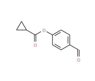 4-Formylphenyl cyclopropanecarboxylate - chemical structure image