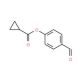4-Formylphenyl cyclopropanecarboxylate - chemical structure image