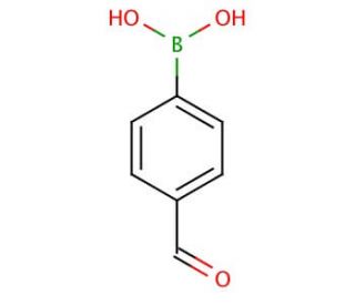 4-Formylphenylboronic acid (CAS 87199-17-5) - chemical structure image