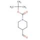 4-Formylpiperidine-1-carboxylic Acid tert-Butyl Ester (CAS 137076-22-3) - chemical structure image