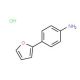 4-Fur-2-ylaniline hydrochloride (CAS 59147-02-3) - chemical structure image