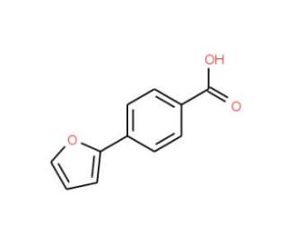 4-Fur-2-ylbenzoic acid (CAS 35461-98-4) - chemical structure image