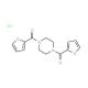 [4-(Furan-2-carbonyl)-piperazin-1-yl]-furan-2-yl-methanone hydrochloride - chemical structure image