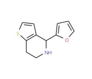 4-Furan-2-yl-4,5,6,7-tetrahydro-thieno[3,2-c]pyridine - chemical structure image