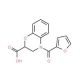 4-(furan-2-ylcarbonyl)-3,4-dihydro-2H-1,4-benzoxazine-2-carboxylic acid - chemical structure image