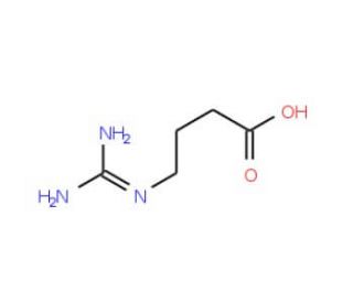 4-Guanidinobutyric acid (CAS 463-00-3) - chemical structure image