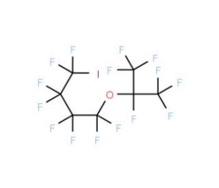 4-(Heptafluoroisopropoxy)-1-iodooctafluorobutane (CAS 25080-17-5) - chemical structure image