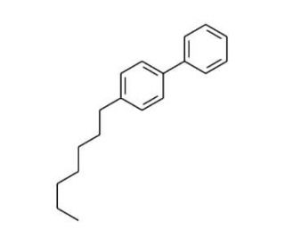 4-heptyl-1,1&prime;-biphenyl (CAS 59662-32-7) - chemical structure image