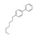 4-heptyl-1,1′-biphenyl (CAS 59662-32-7) - chemical structure image