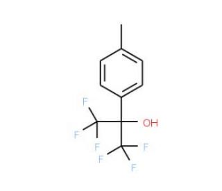 4-(Hexafluoro-2-hydroxyisopropyl)toluene (CAS 2010-61-9) - chemical structure image