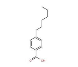 4-hexylbenzoic acid (CAS 21643-38-9) - chemical structure image