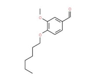 4-Hexyloxy-3-methoxy-benzaldehyde (CAS 61096-84-2) - chemical structure image