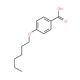 4-Hexyloxybenzoic acid (CAS 1142-39-8) - chemical structure image