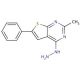 4-hydrazino-2-methyl-6-phenylthieno[2,3-d]pyrimidine - chemical structure image