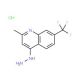 4-Hydrazino-2-methyl-7-trifluoromethylquinoline hydrochloride (CAS 1171752-89-8) - chemical structure image