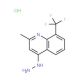 4-Hydrazino-2-methyl-8-trifluoromethylquinoline hydrochloride (CAS 1172396-90-5) - chemical structure image