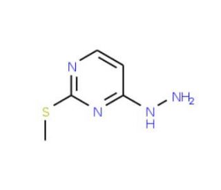 4-Hydrazino-2-(methylsulfanyl)pyrimidine - chemical structure image