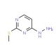 4-Hydrazino-2-(methylsulfanyl)pyrimidine - chemical structure image