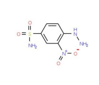 4-Hydrazino-3-nitro-benzenesulfonamide - chemical structure image