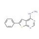 4-hydrazino-6-phenylthieno[2,3-d]pyrimidine (CAS 35970-80-0) - chemical structure image