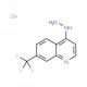 4-Hydrazino 7-trifluoromethyl-quinoline hydrochloride (CAS 88164-54-9) - chemical structure image