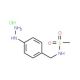 4-Hydrazino-N-methyl Benzene Methanesulfonamide, Hydrochloride Salt 的分子结构, CAS编号: 88933-16-8 4-Hydrazino-N-methyl Benzene Methanesulfonamide, Hydrochloride Salt (CAS 88933-16-8) - chemical structure image