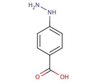 4-Hydrazinobenzoic acid (CAS 619-67-0) - chemical structure image