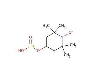 4-Hydrophosphinyloxy TEMPO, Triethylammonium Salt - chemical structure image