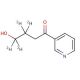 4-Hydroxy-1-(3-pyridyl)-1-butanone (3,3,4,4-D4) (CAS 359435-75-9) - chemical structure image