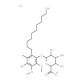 4-Hydroxy-2-(10-hydroxydecyl)-5,6-dimethoxy-3-methylphenyl β-D-Glucuronide Monosodium Salt (CAS 153010-32-3) - chemical struc