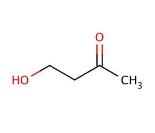 4-Hydroxy-2-butanone (CAS 590-90-9) - chemical structure image